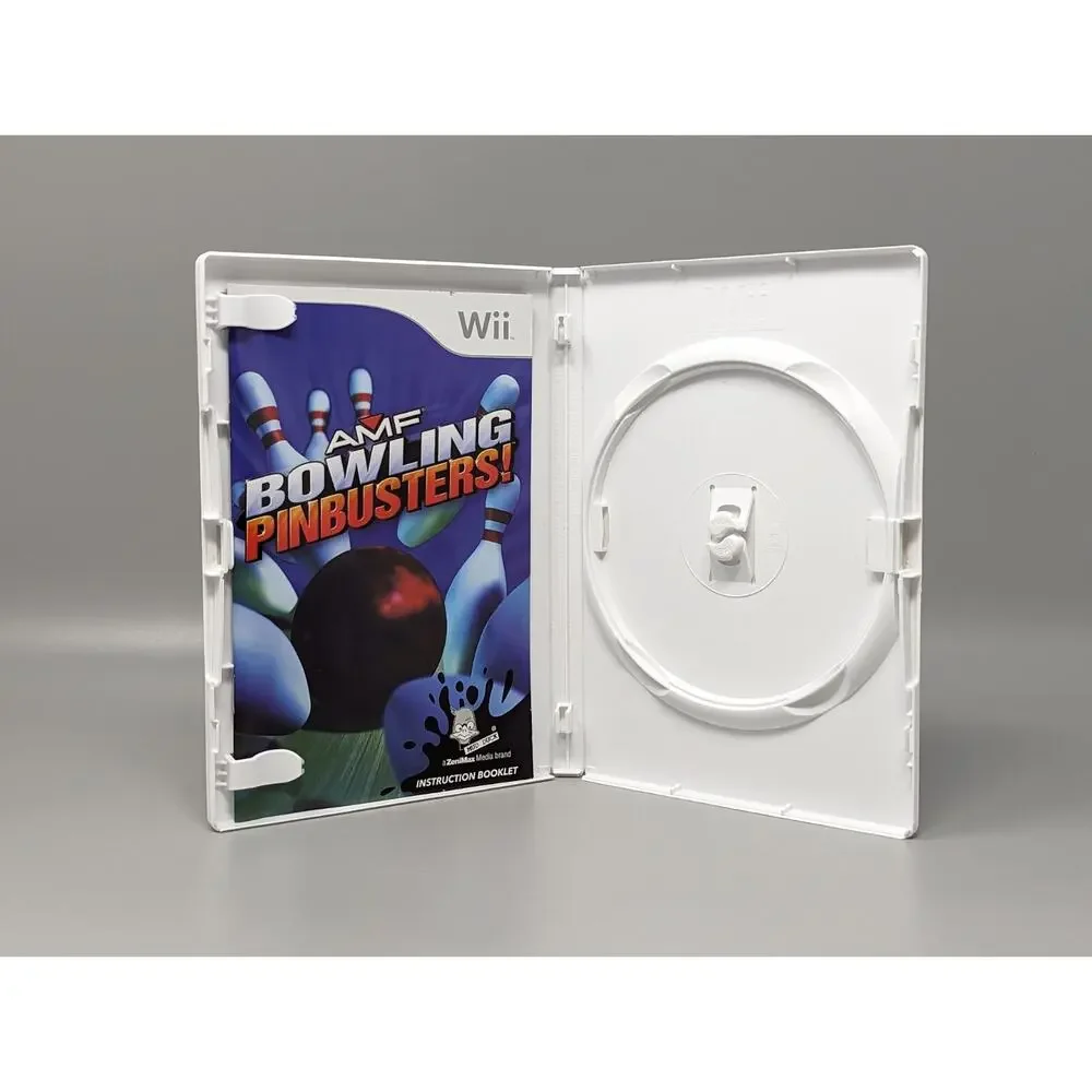 AMF Bowling Pinbusters! Nintendo Wii Replacement Case & Manual Only No Game